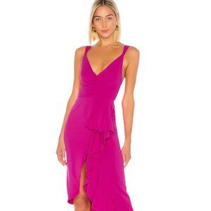 Lovers + Friends Claire Dress in Very Berry